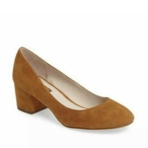 Louise et Cie Yellow Suede Pump US 7.5